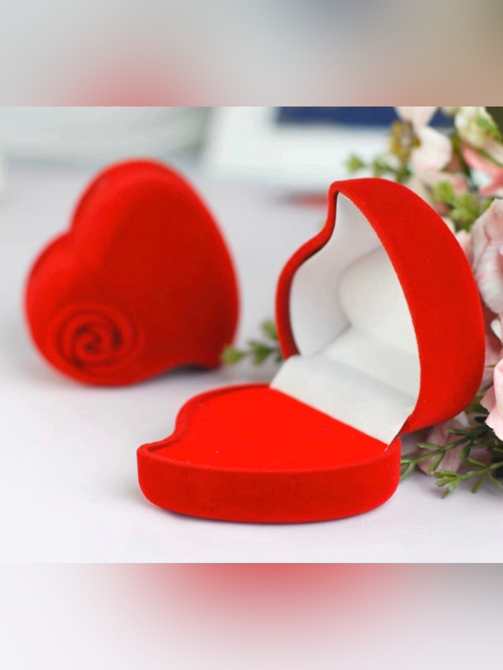 Wedding/Proposal Rings Velvet Gift box | Ring Gift Box